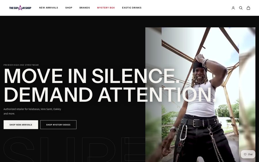 The Superior Shop website