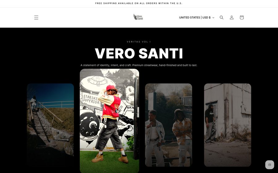 Vero Santi website